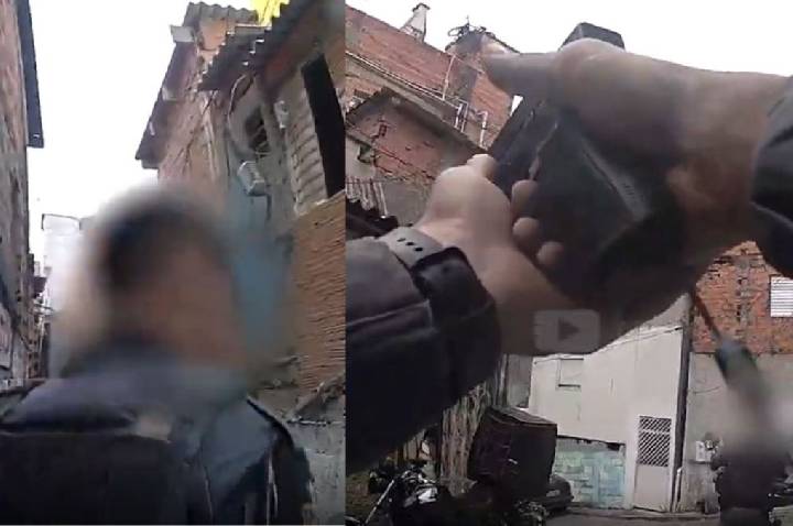 Vídeo: Suspeito troca tiros com PMs durante operação em Paraisópolis