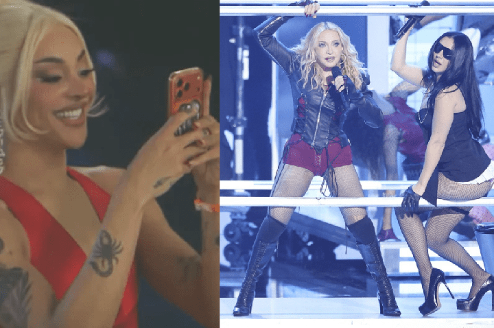 VMA 2026: Pabllo Vittar é flagrada tietando Madonna durante apresentação