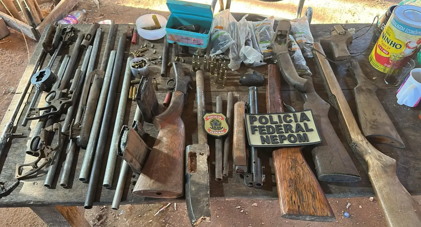 PF deflagra operação em combate ao crime de tráfico internacional de armas de fogo