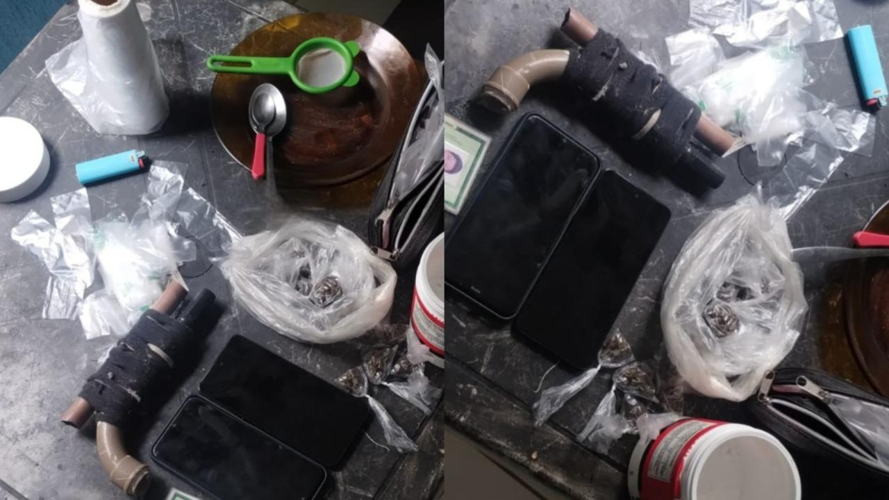 PORTO MADERO: PM fecha boca de fumo e apreende drogas e arma caseira em apartamento