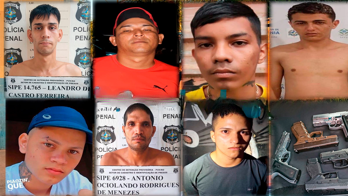 Identificados os 7 criminosos mortos em confronto com a PM em Porto Velho