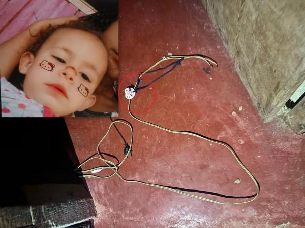 Tragédia: Criança de 2 anos morre após choque elétrico dentro de casa.