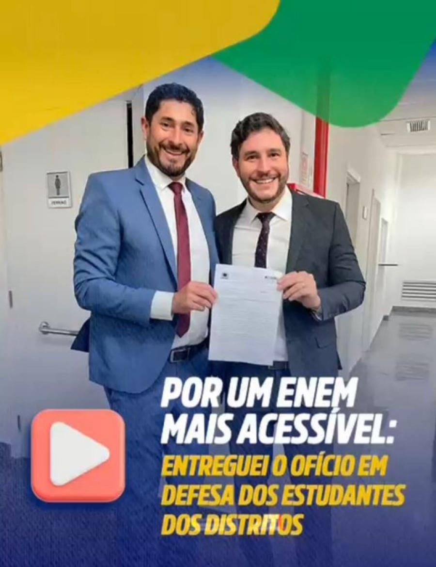 Vereador Márcio Pacele propõe aplicação do Enem nos distritos de Porto Velho e articula apoio no Congresso