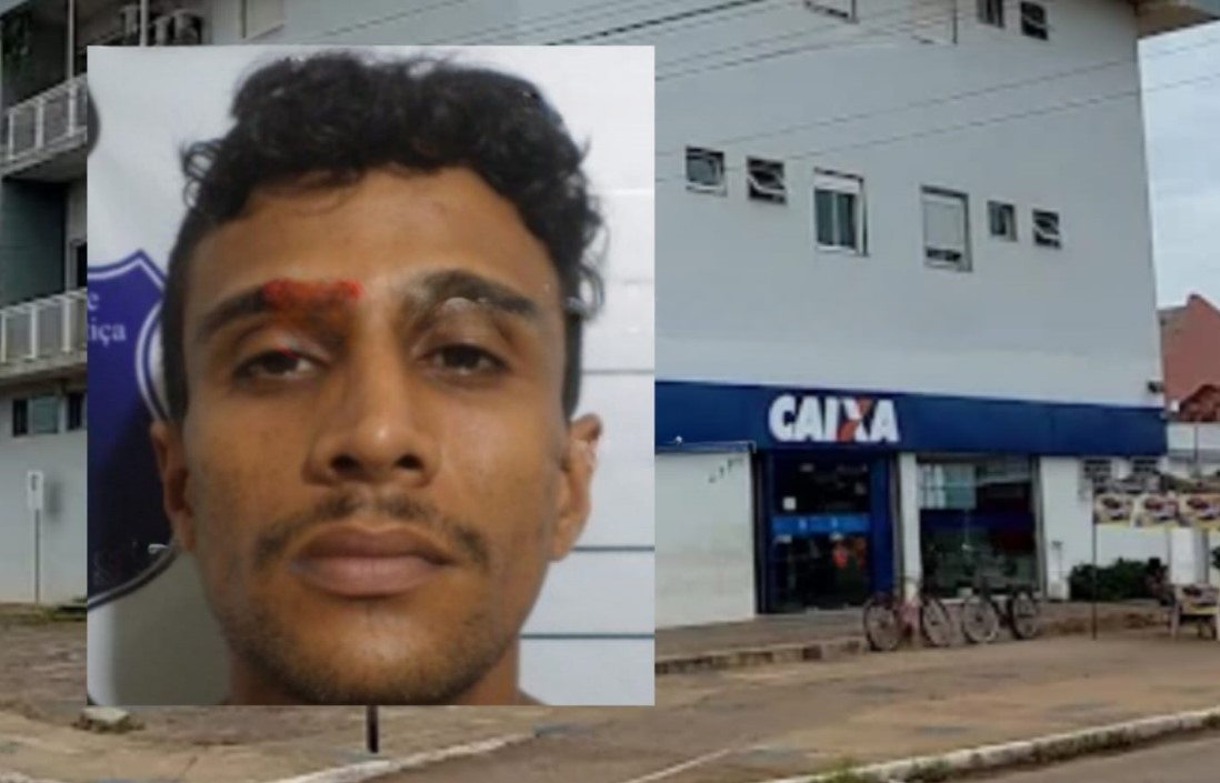 DOCUMENTO FALSO: Foragido é preso e encaminhado à PF após tentar golpe em agência da Caixa.