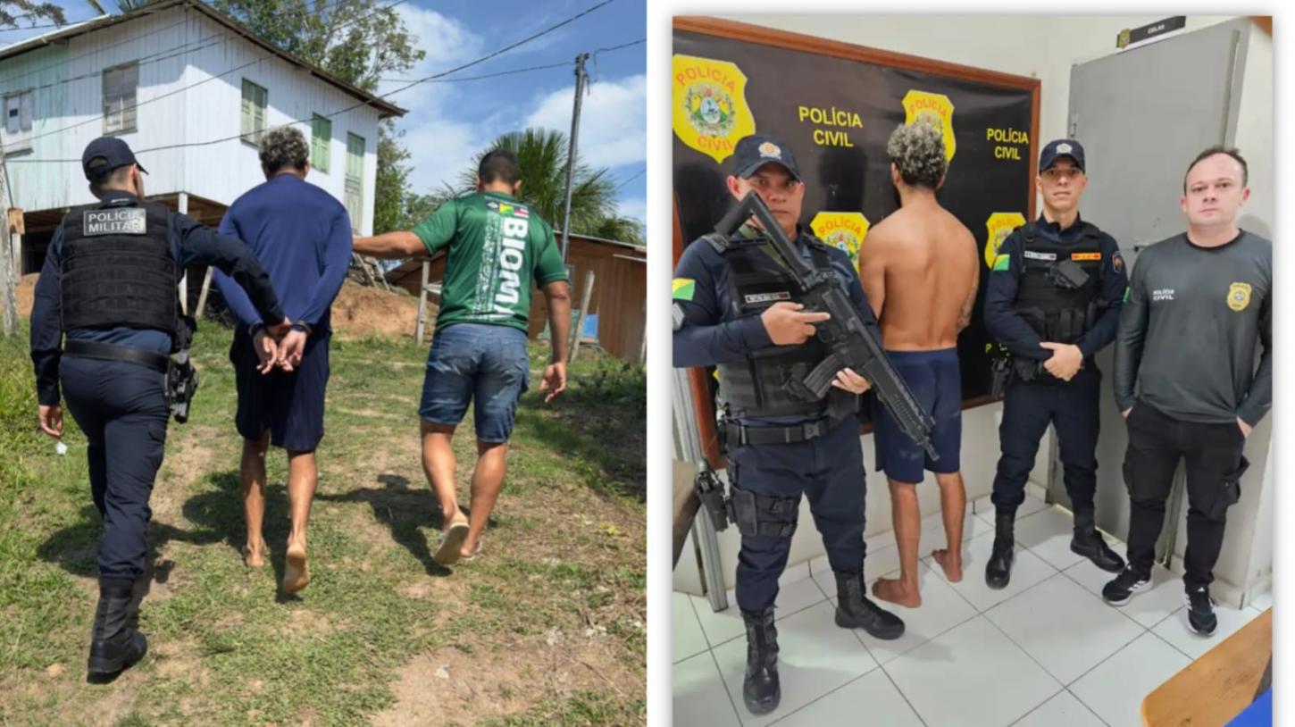 Escondido na fronteira com o Peru, acusado de homicídio em Porto Velho é preso.
