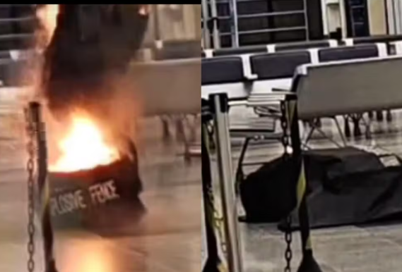 PM confirma que mochila suspeita em aeroporto de Porto Velho continha falso explosivo