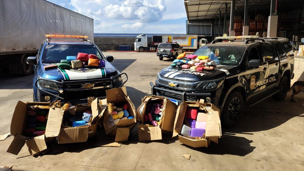 Polícias de Rondônia e Amazonas e Receita Federal apreendem 171 kg de skunk