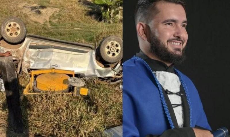 Acidente com caminhonete e betoneira deixou um morto e outro ferido em Monte Negro (RO).