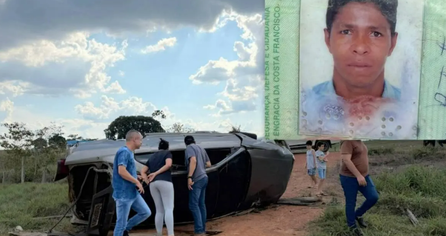 Acidente na RO-464 mata motorista após capotamento
