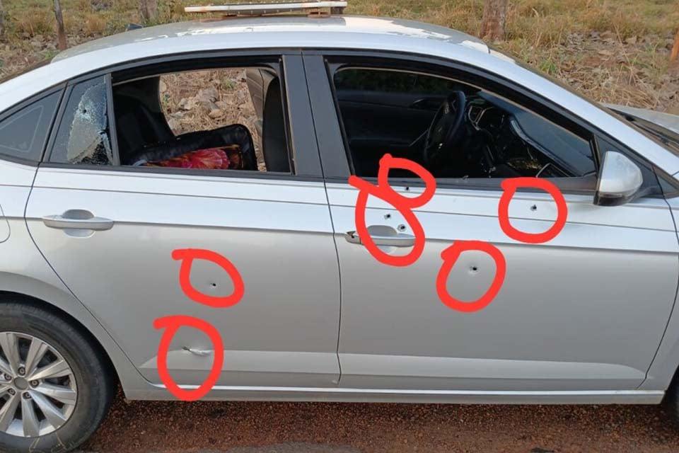 AFRONTA: Viatura da PM é alvo de sete disparos em Rondônia.