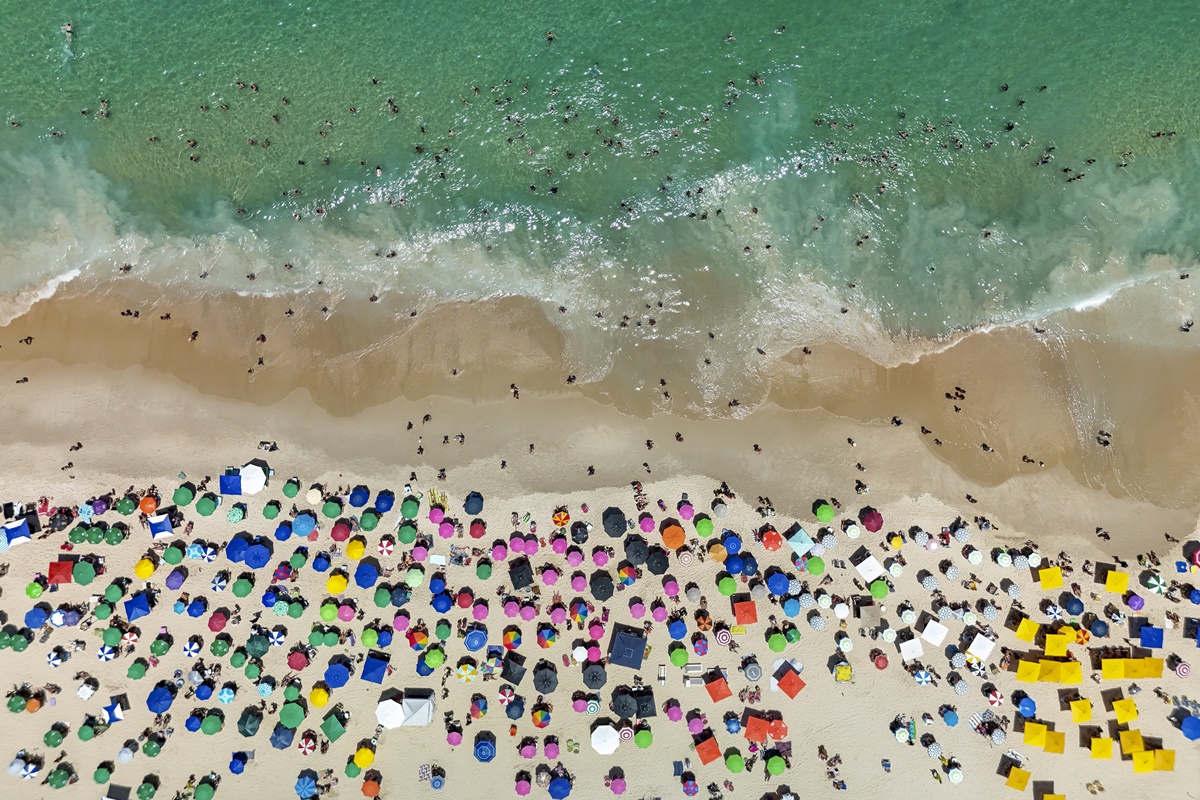Domingo de calor: quase 1,3 mil cidades estão sob alerta vermelho