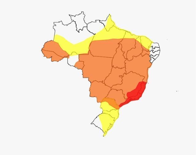 Bahia tem alerta de chuvas intensas para todo estado