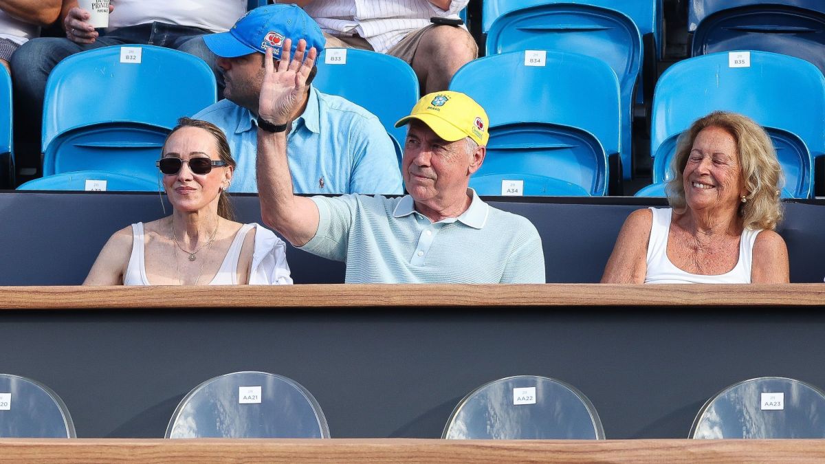 Carlo Ancelotti vai ao Rio Open torcer por tenista italiano; veja