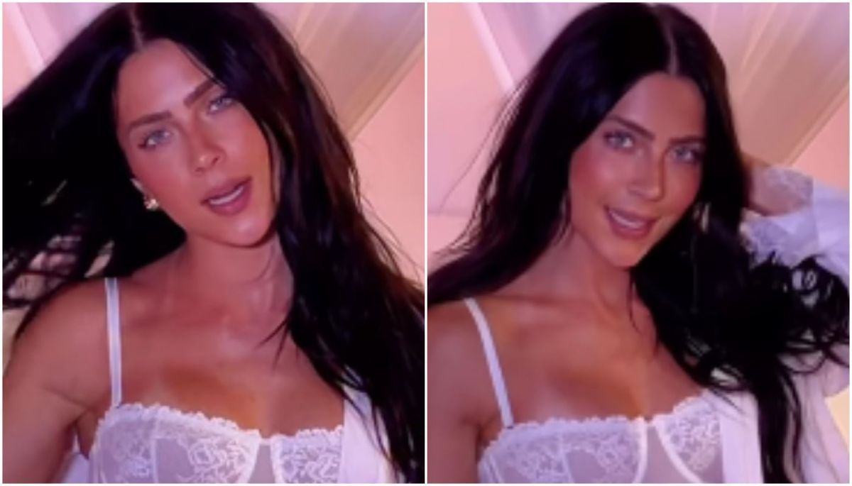 Jade Picon posa de lingerie branca e ganha elogios na web