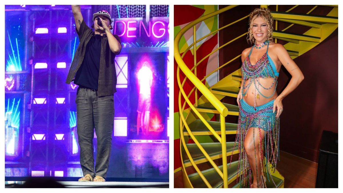 João Gomes e Lore Improta celebram Carnaval em Salvador de chinelos