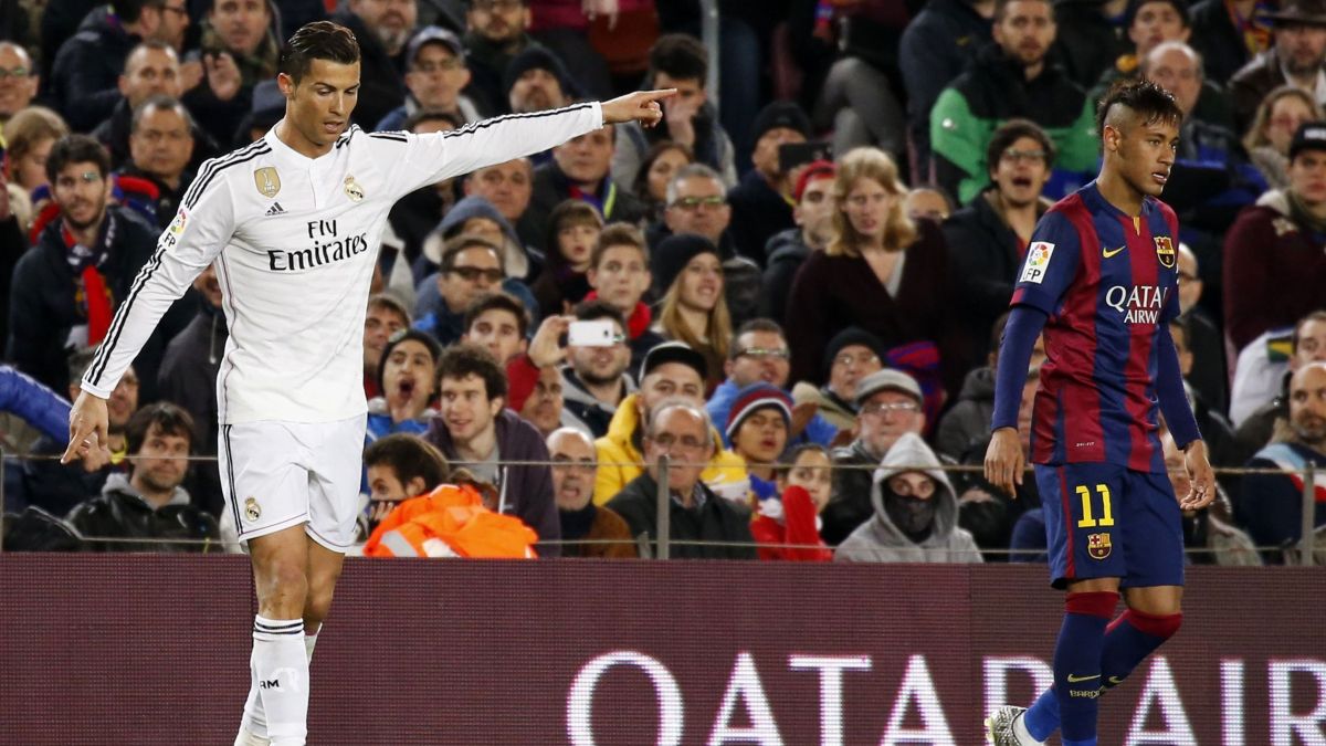 Neymar e Cristiano Ronaldo: aniversariantes se enfrentaram oito vezes
