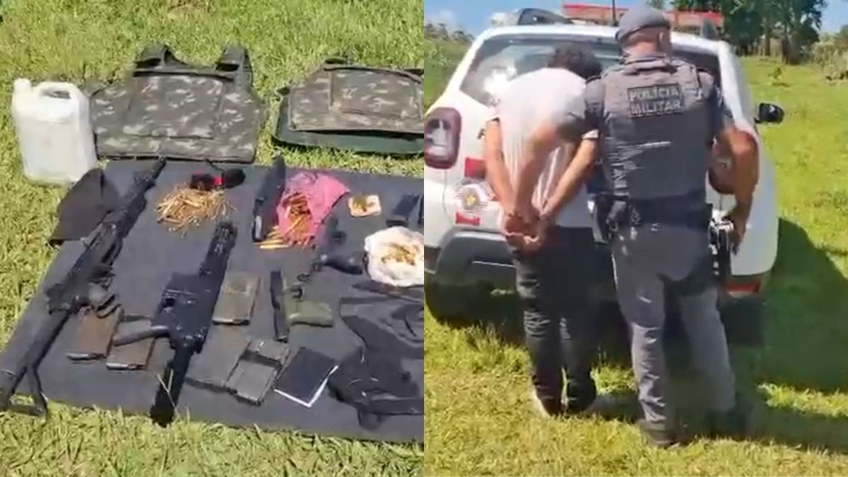 Perseguição no interior de SP tem tiros de fuzil, presos e interdita Raposo