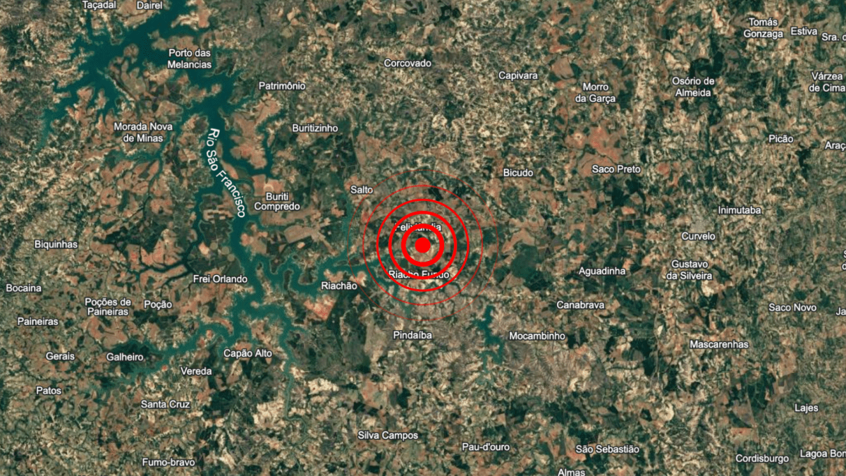 Terremoto de magnitude 2.5 é registrado em Felixândia MG