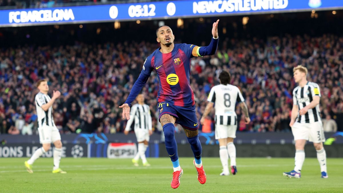 Barcelona x Newcastle: Veja gol de Raphinha em decisão na Champions