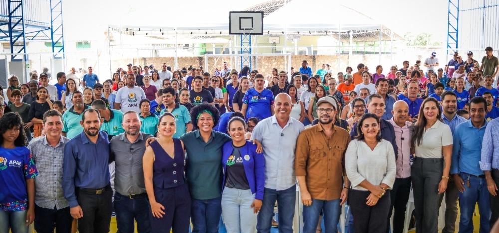 Ismael Crispin destina R$ 961 mil para construção de quadra da APAE em São Miguel do Guaporé