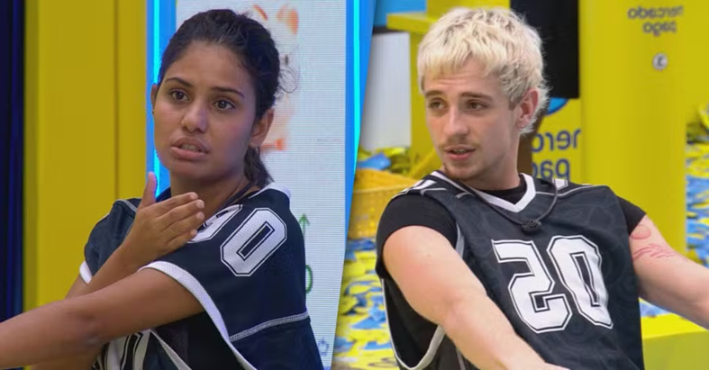 Juliano discute com sister durante Prova do Líder: “Seu jogo é ser falsa”