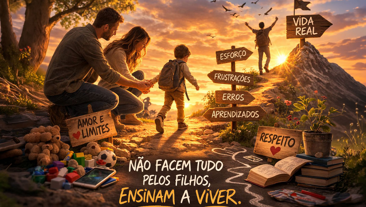 Pais que querem filhos fortes, mas não deixam os filhos enfrentarem nada e#124; Parents who want strong children but do not let their children face anything
