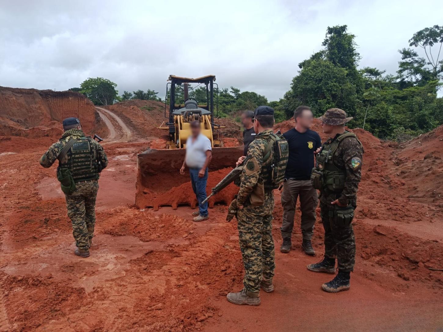 Polícia Militar deflagra operação no Garimpo Bom futuro após desabamento matar trabalhador soterrado