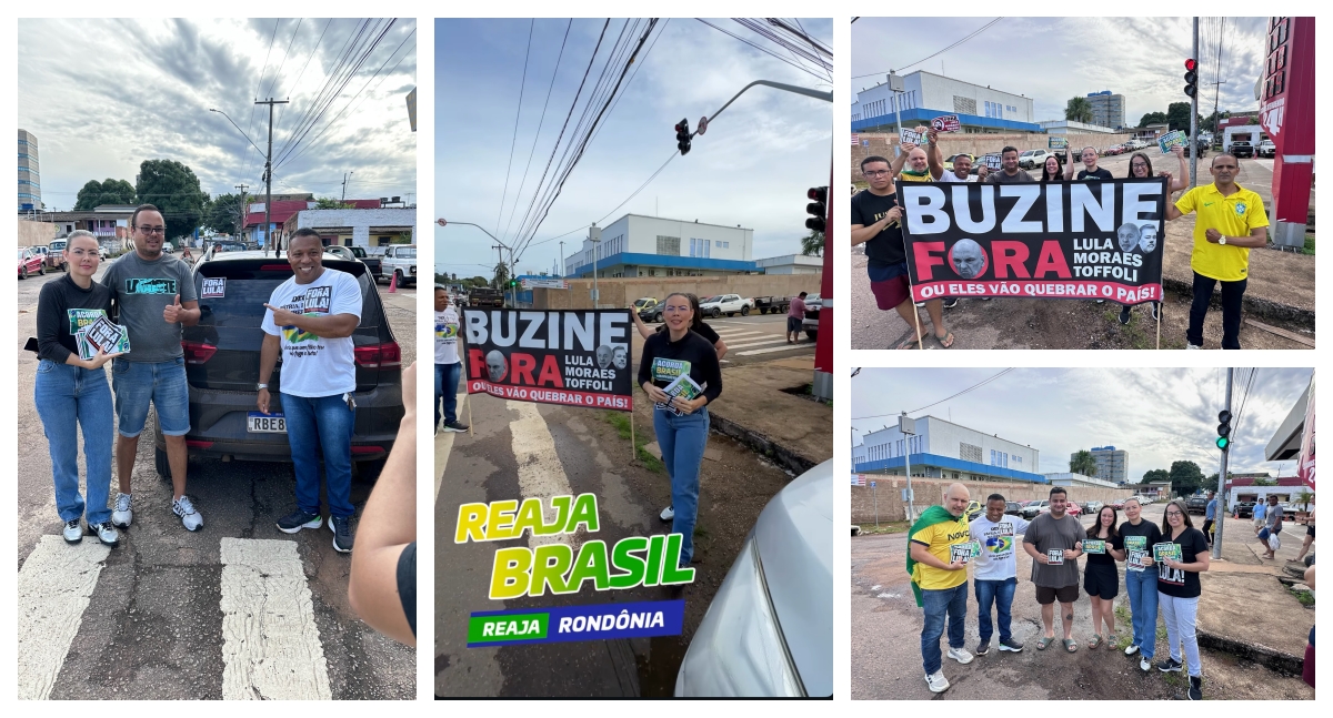 Sofia Andrade lidera ato “Acorda Brasil” em Porto Velho