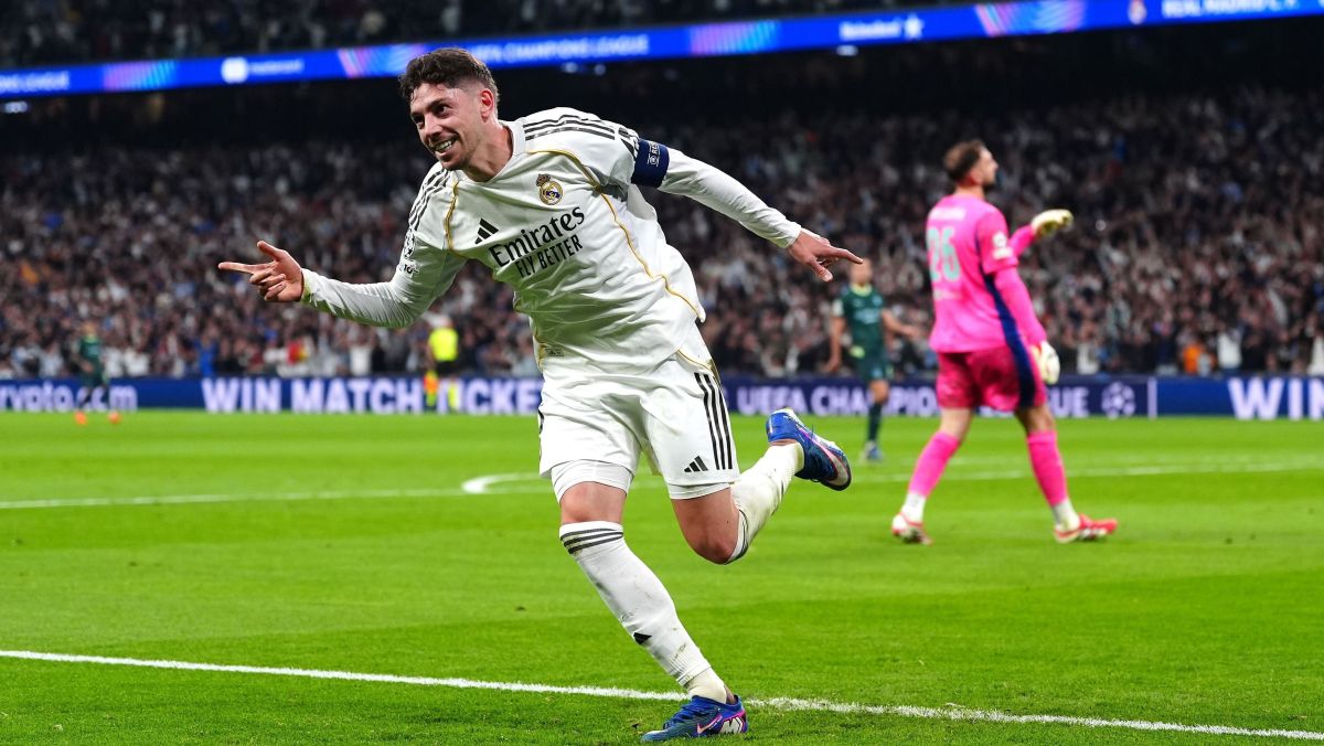 Veja golaço de Valverde que abriu o placar em Real Madrid x Manchester City