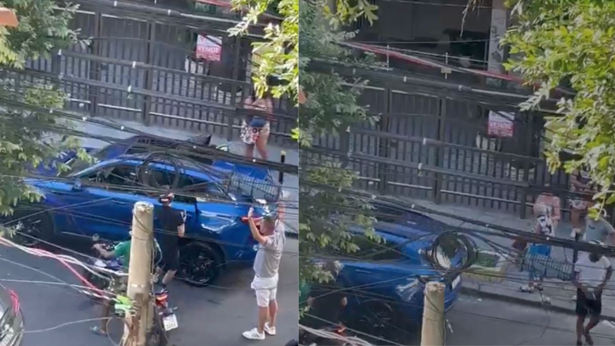 Vídeo: Família com bebê e idosa é assaltada à luz do dia no RJ