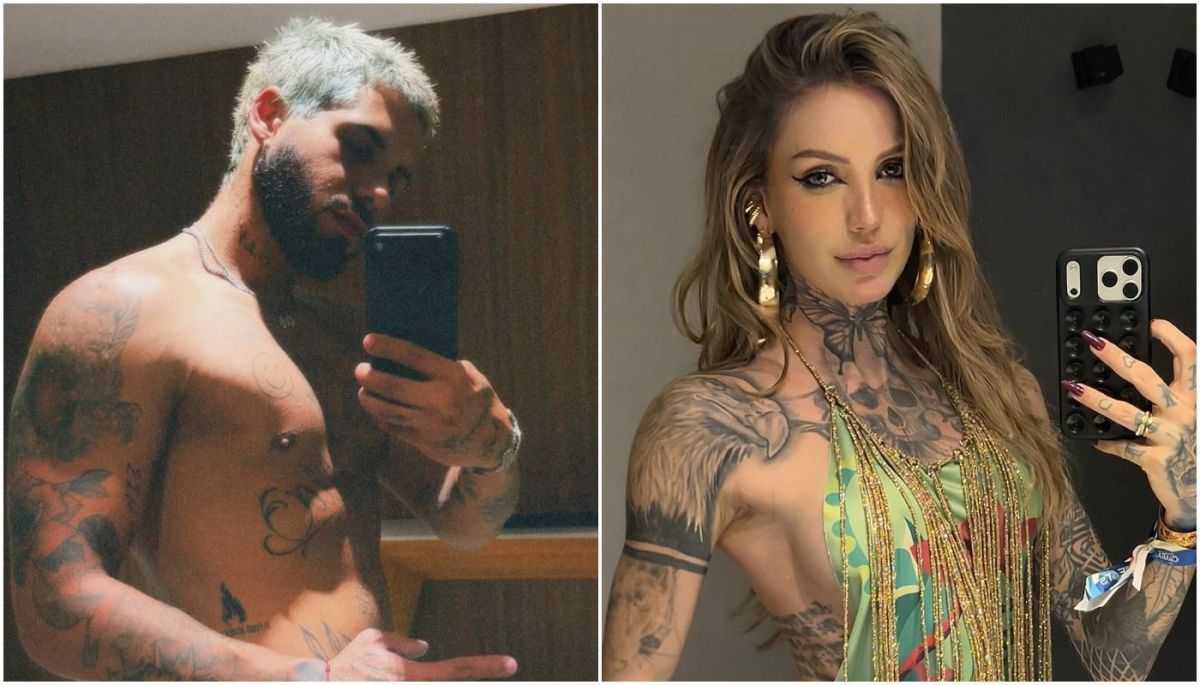 Zé Felipe posa sem camisa e ganha elogio de Zoo, ex de Christian Figueiredo