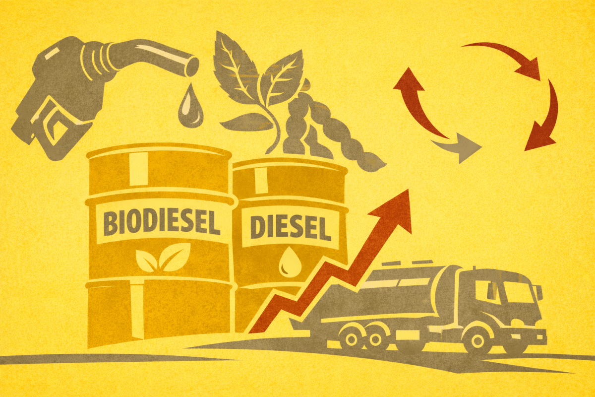 Abiove: Mistura maior de biodiesel aumentaria produção em 1,5 bi de litros