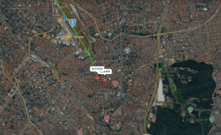 Aviões da Gol e Azul se aproximam durante operações em Congonhas