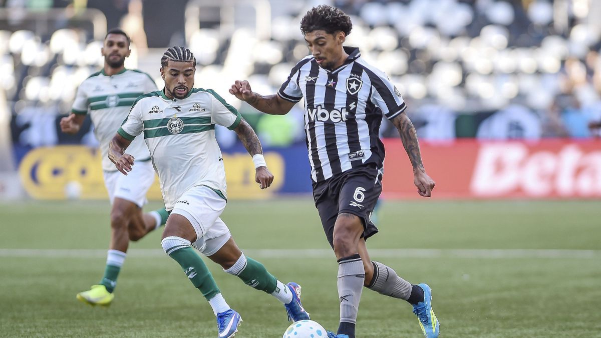 Botafogo cede empate ao Coritiba em jogo do Brasileirão
