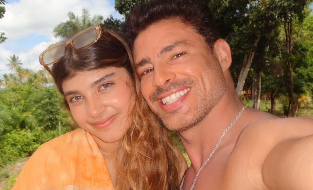 Cauã Reymond se declara para Sofia, filha adolescente com Grazi Massafera