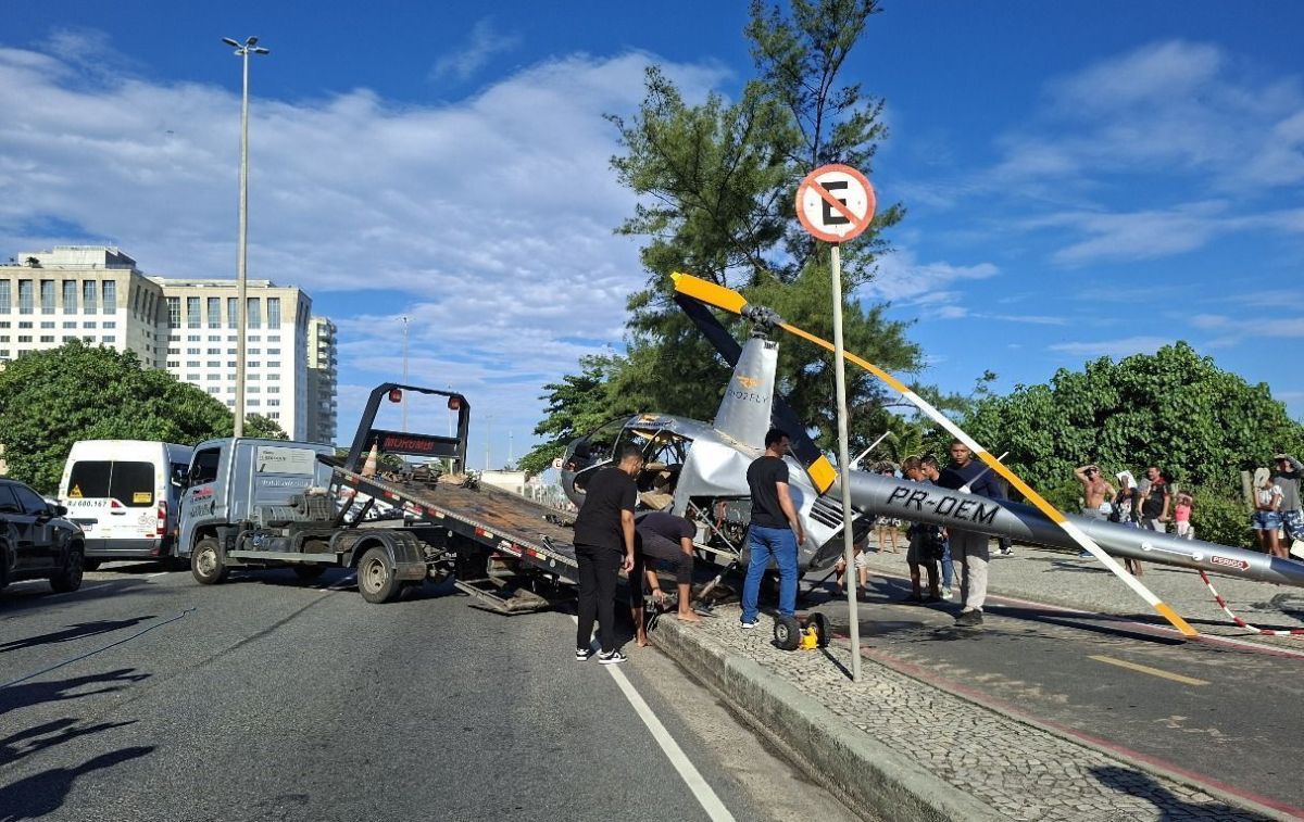Cenipa investiga queda de helicóptero no mar da Barra da Tijuca, no Rio
