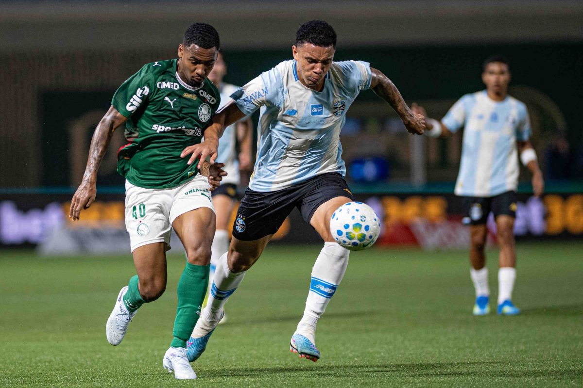 Em noite de Marlon Freitas, Palmeiras vence o Grêmio em Barueri