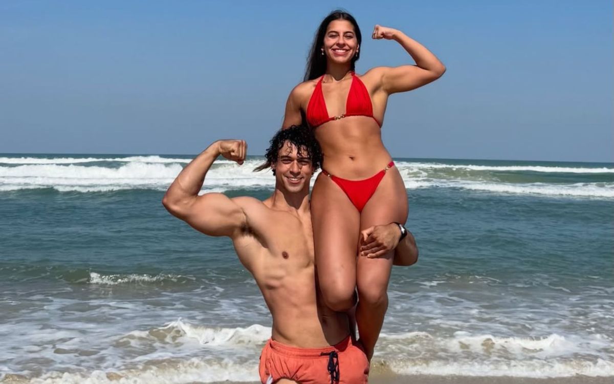 Filho de Xanddy e Carla Perez surpreende em treino com a noiva: “Foco”