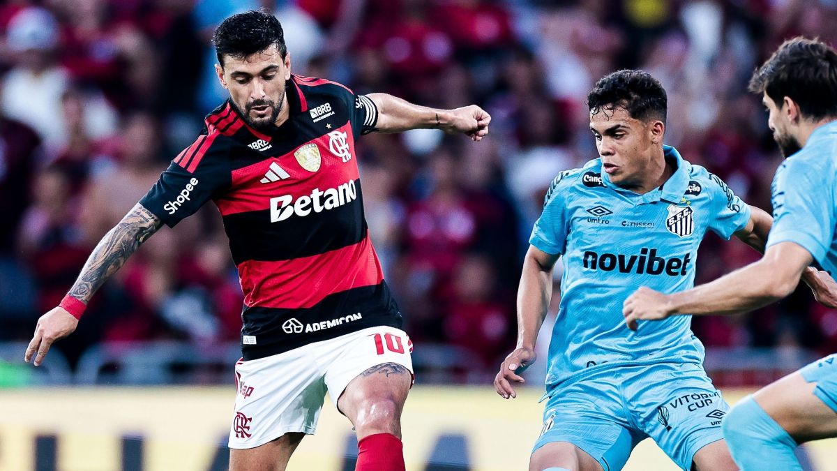 Flamengo tem gol anulado contra o Santos e gera revolta