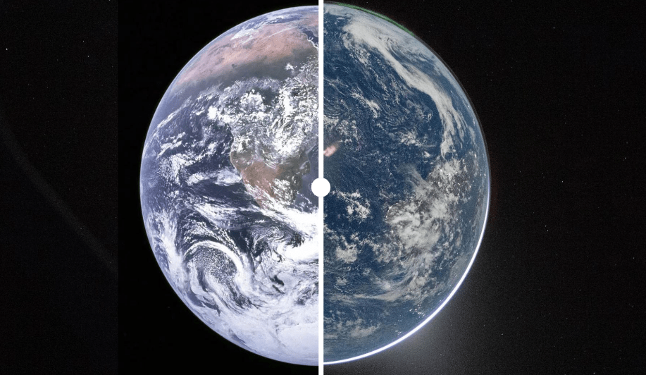 Foto da Terra 54 anos depois: compare as imagens da Nasa