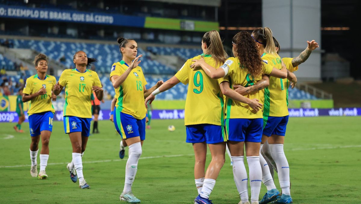 Futebol feminino: Brasil goleia Zâmbia, mantém 100% e lidera Fifa Series