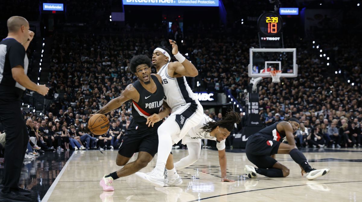 Henderson brilha, Blazers viram sobre Spurs e empatam série nos playoffs