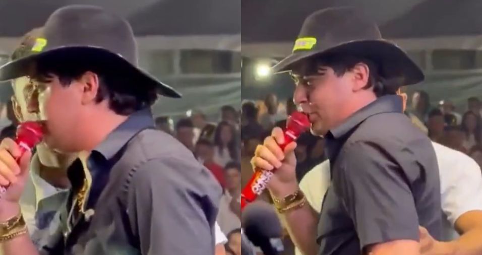 Homem ameaça agredir Nattanzinho Lima após invadir palco e cantor reage