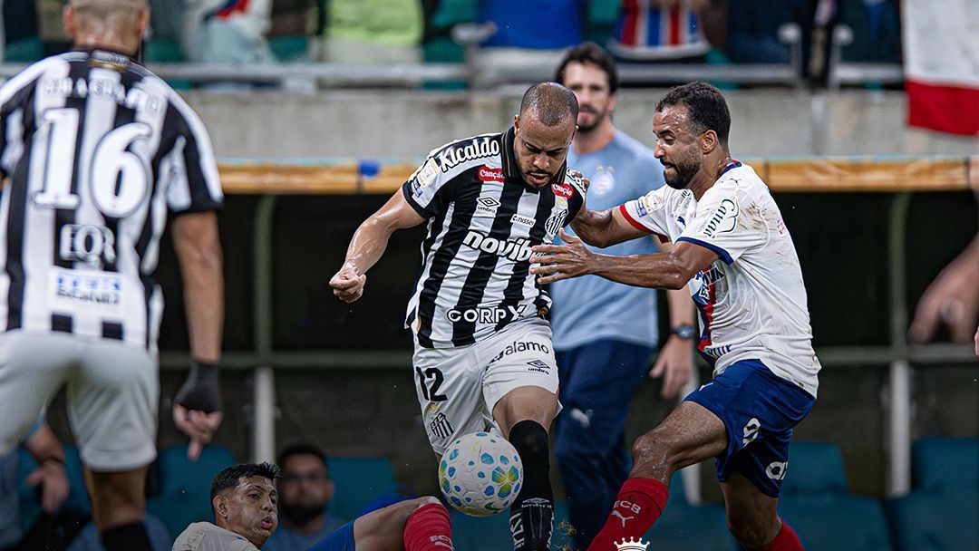 Santos cede empate ao Bahia e pode entrar no Z4 do Brasileirão