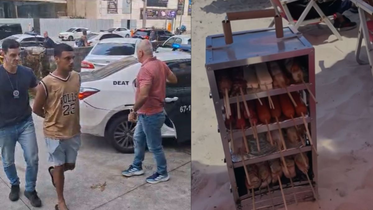 Turista britânica perde R$ 10 mil ao comprar espetinho em Copacabana