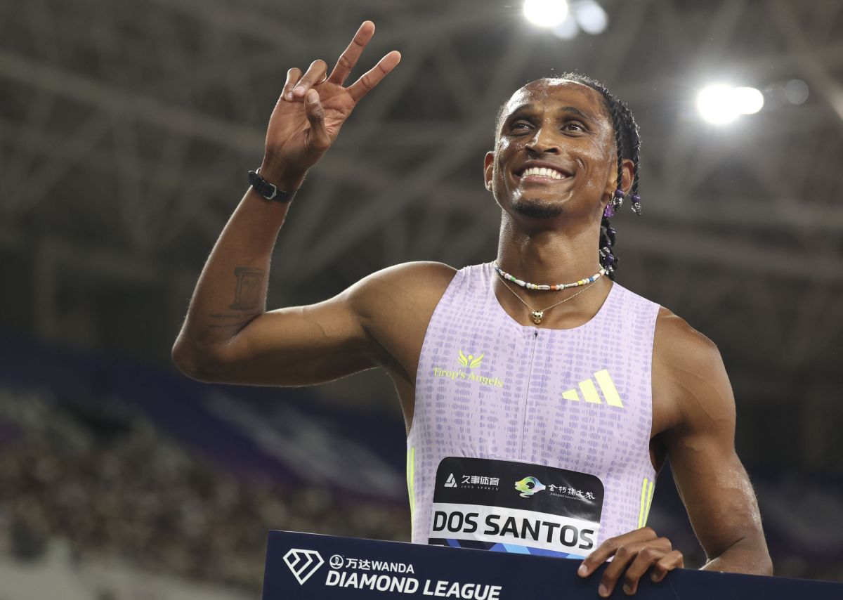Alison dos Santos é ouro na Diamond League e faz melhor tempo do ano