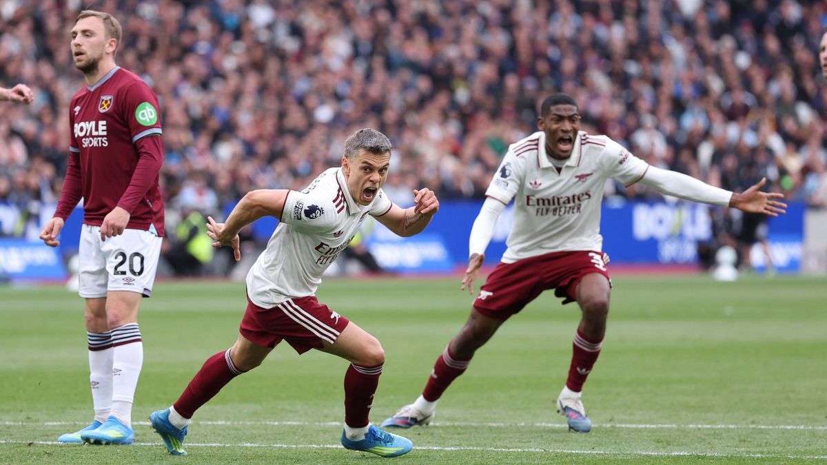 Em reta final emocionante, Arsenal vence o West Ham e se aproxima de título