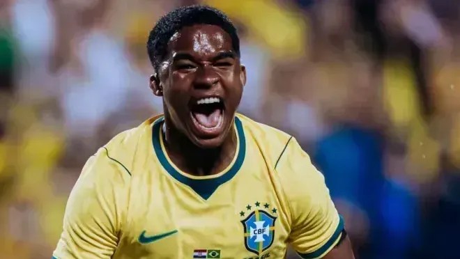 Endrick supera Vini Jr. e Neymar nas buscas em plataforma de estatísticas