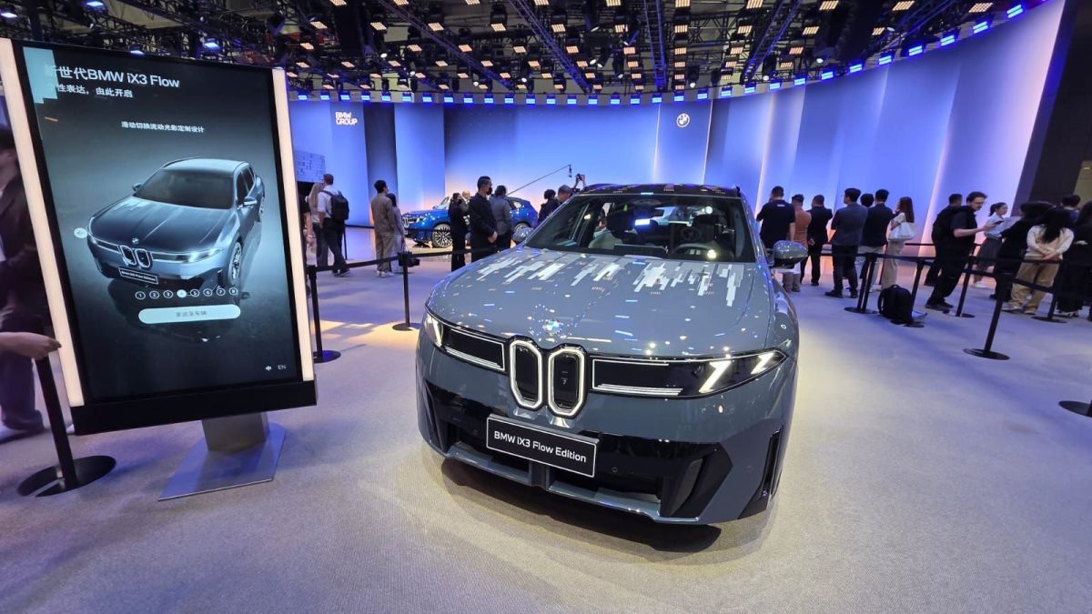 ix3 Flow Edition: BMW cria carro que muda a cor do capô