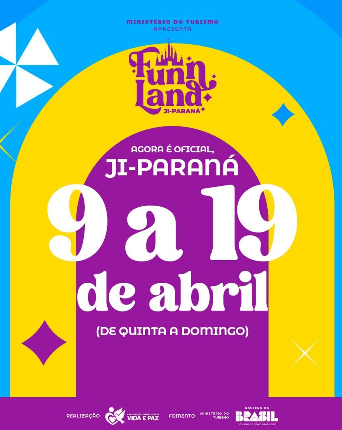 Ji-Paraná recebe o FUNN LAND e entra no circuito de grandes experiências temáticas